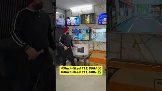 Cheapest led tv wholesale market in Delhi #youtubeshorts #ledtvwholesalemarket #smarttv