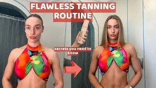 the ONLY self tanning routine you need. Everyone else is lying to you.