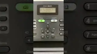 How to Reset and Reboot Brother IntelliFAX 2840/trouble no transmit & no recieve