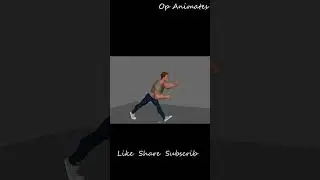 Angry Walk Cycle 3d Animation 2023 Op Animates #youtubeshorts   #shorts   #animation  #maya  #3d