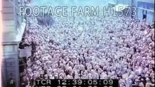 1945, Luxembourg:  Duchess Charlotte & Prince Felix H1573-03 | Footage Farm