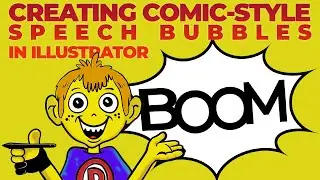 Creating comic-style speech bubbles in Adobe Illustrator #art #design #style #comics 💬💥🧑&zwj;🎨