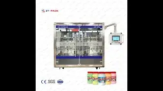 Floor Gel Detergent Liquid Soap Laundry Filling Machine Packing Line آلة تعبئة هلام relleno de gel