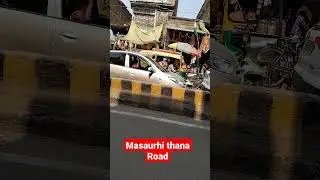 masaurhi  Thana road very heavy traffic #traffic