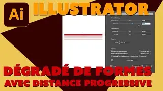 Illustrator - Astuce - Dégradé de forme avec espacement progressif
