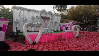 Jaimala Wedding Stage Decoration || शादी जयमाल Decoration #video
