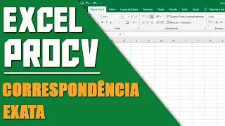 Excel - Fórmula Procv - Correspondência exata.