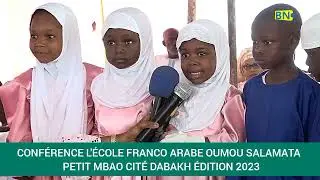 Conférence l'école franco arabe Oumou salamata 2023