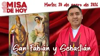 Santa Misa de Hoy Martes 20 Enero 2026 ✝️Padre José Antonio⛪️San Fabián y Sebastián #iglesiacatolica