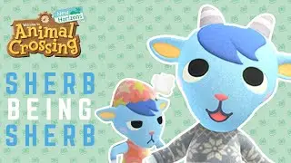 Sherb being Sherb -  Animal Crossing New Horizons