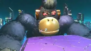 Astrobot - Defeat Mighty Chewy the Gorilla King Boss Level