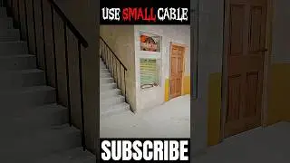 use in small cable 😱#evilnun #easy #extreme #normal #hard #scary #song #horrorshorts #viral #shorts