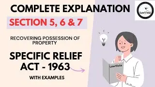 Specific Relief Act || SRA || Section 1 to 4 || Explained in simple words || #judiciary  #law