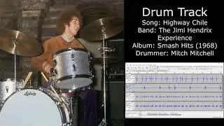Highway Chile (The Jimi Hendrix Experience) • Drum Track