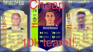 Fifa 18 cheap 10k team (overpowered)