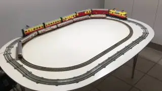 M&auml;rklin TEE 3357,4085,4087,4089,4090 and LEGO TEE 7740,7815,7819,7820 side by side