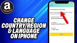 How To Change Country  Region Language on Amazon App on iPhone (2025) - Easy Fix