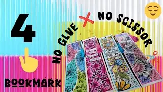 Easy & Beautiful white paper Bookmark | Easy bookmark making | DIY Handmade  Bookmark | bookmark