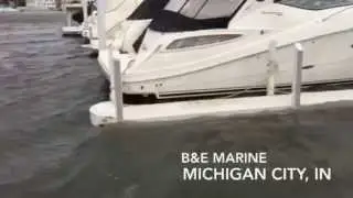 Lake Michigan Storm Surge in Michigan City IN from high winds on October 31, 2014