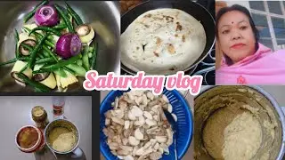 Saturday vlog ❣️||home made ginger garlic paste||dimapur vlog