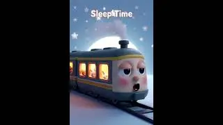 🌙🚂 Night Train | Sleep Time Learning for Kids 😴✨ #shorts #kidslearning #shortsvideo #train