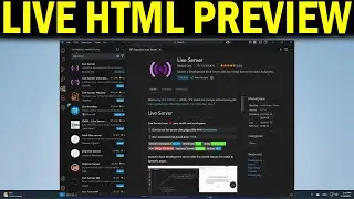 How To Get Live HTML Preview in VSCode