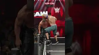 Джон Сина проводит суперплекс Шону Майклсу с верхнего каната #wwe2k25