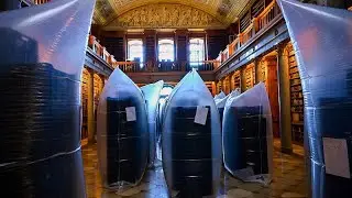 Fémrágó bogaraktól mentik a Pannonhalmi Főapátság könyvtárának gyűjteményét