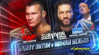 Roman Reigns VS Randy Orton | WWE Survivor Series [PROMO]