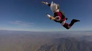Skydive San Diego at 91X Radio San Diego Wrex the Halls!