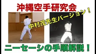 沖縄拳法・ニーセーシ（二十四歩）の手順解説【沖縄空手研究会】