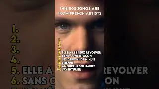 Top 10 French 80s Songs That Took Over the World 🇫🇷🌍