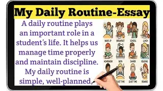 My Daily Routine Essay in English | Simple & Easy for Students |