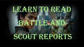 Evony - (1/2) How to read BATTLE and SCOUT Reports: Buffs, Debuffs, Troop engagement
