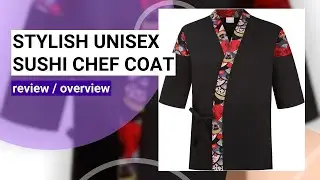 Review: Stylish Unisex Sushi Chef Coat Kimono Cardigan