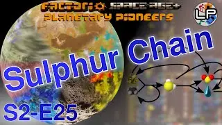 S2-E25 - Sulphur Chain - Laurence Plays Factorio: Planetary Pioneers