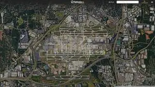 Atlanta KATL Flightradar24 Livestream with Live Air Traffic Control 28/12/2025