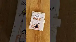 Undated 12 month Wellness journal.