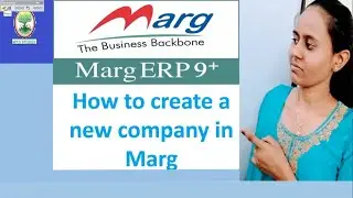 How to create a new company in marg software