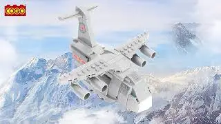 Cogo  Mini Military Plane Buildings Block Toys 258pcsVersion Aircraft Building Blocks | Sports Hub