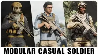 Modular Casual Military Soldier