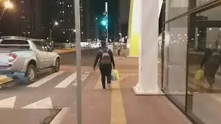 Andando pelas ruas de Maringá à noite