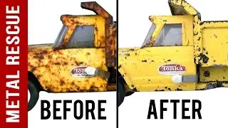 How to De-Rust Antiques: Metal Toy Tonka Truck: Time Lapse
