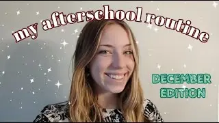 My After High School Routine -SHOW DAY EDITION | Vlogmas 10