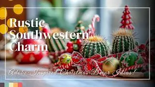 Rustic Southwestern Charm: Adobe-Inspired Christmas Decor Ideas!