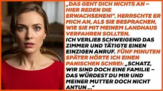„Misch dich nicht ein!“, schrie mein Mann, während er mit seiner Mutter mein Haus verkaufte.