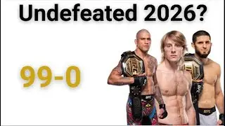 UFC Fighters That Will Go Undefeated In 2026