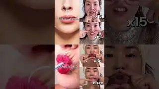 Exercises to Shorten #Philtrum & Smoker&rsquo;s Lines ماساژ رفع #خطوط_لب و فاصله بین لب و بینی
