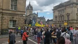 Not My King Protest (Edinburgh, Scotland, 2023)