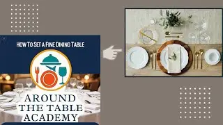 ️ How to Set Up a Fine Dining Table   Steps